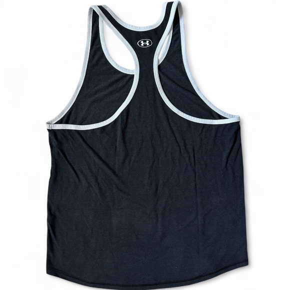 Project Rock Under Armour Gray Outlaw Mana Tank Top Mens Large - Picture 2 of 5